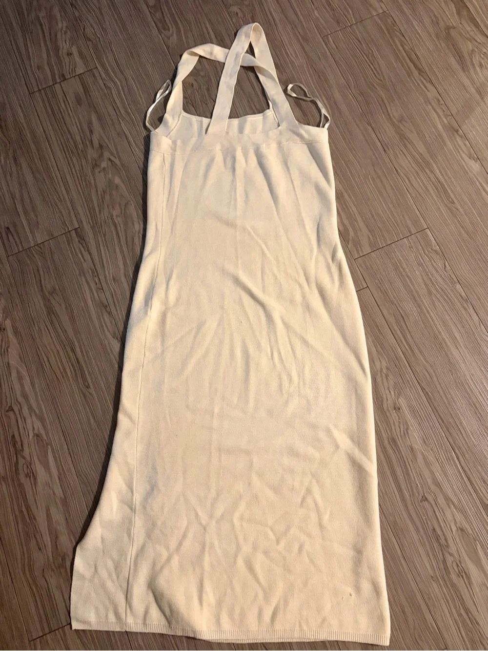 Abercrombie & Fitch Cream Cross-Strap Tank